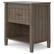 Angle. Simpli Home - Lev Bedside Table - Smoky Brown.