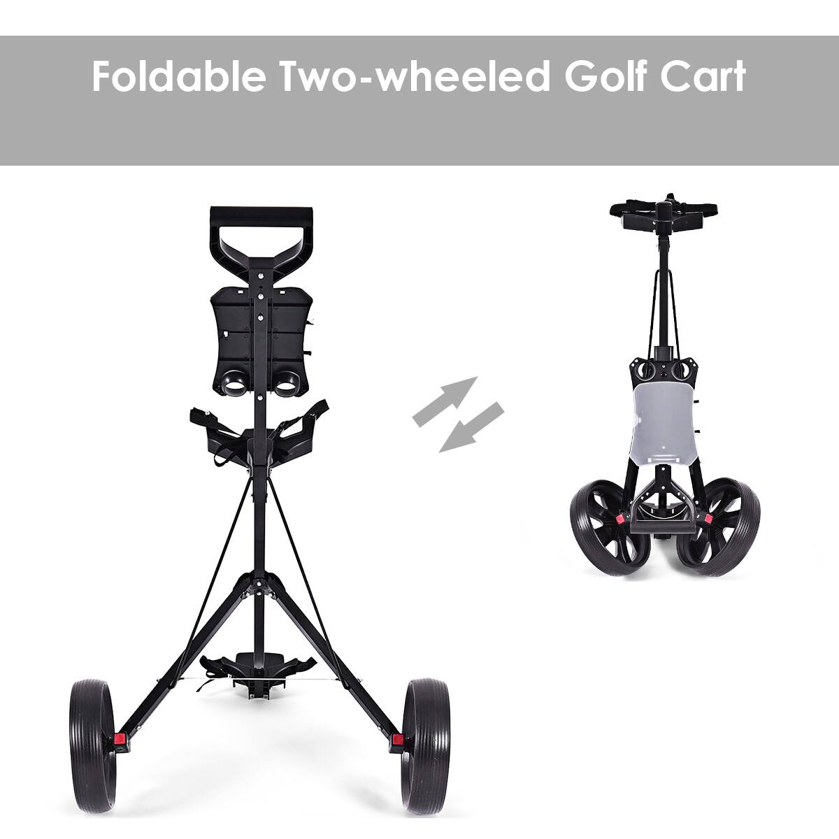 Foldable Two-wheeled Golf Cart