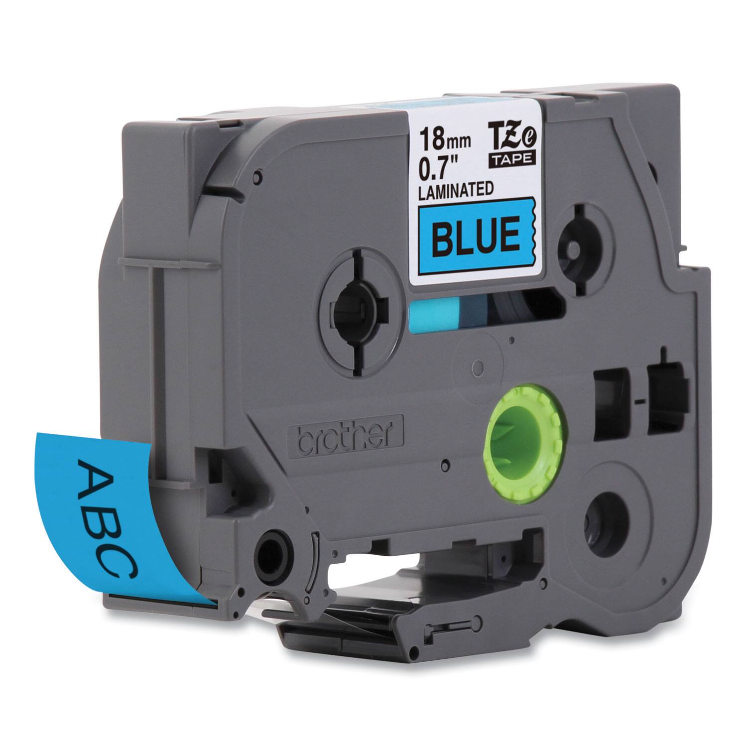 18mm TZe 0.7" LAMINATED BLUE  
ABC