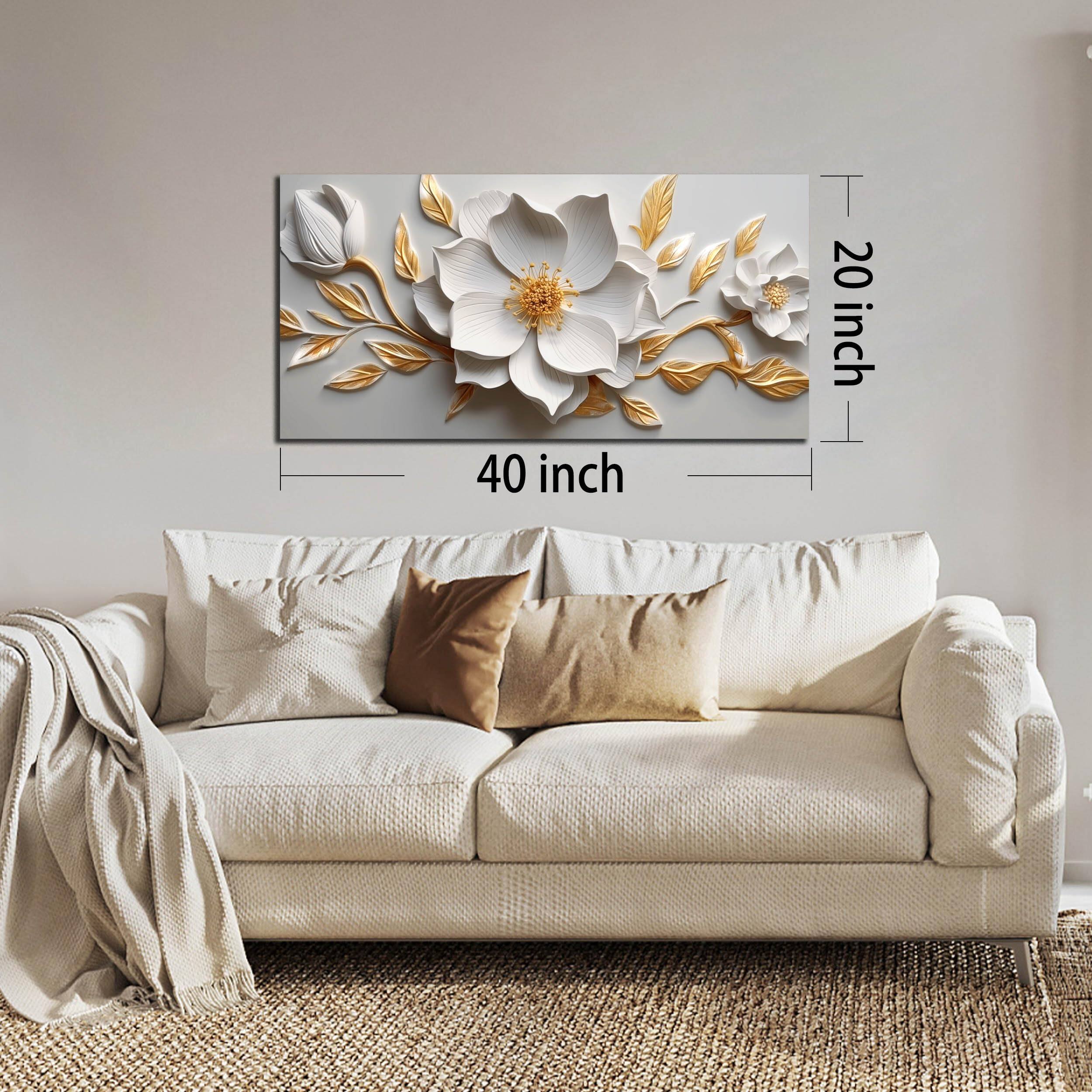 The dimensions of the artwork are 40 inches by 20 inches.