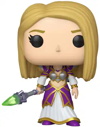 Front. Funko - Funko POP! Games: World of Warcraft - Jaina Proudmoore - COLLECTIBLES - Multicolor.