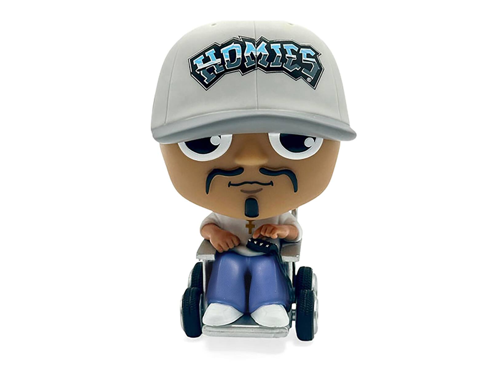 Angle. Homies - Willie G 4.5" Figure "Homies Big Headz" Series 5 Model by Homies - Multi.