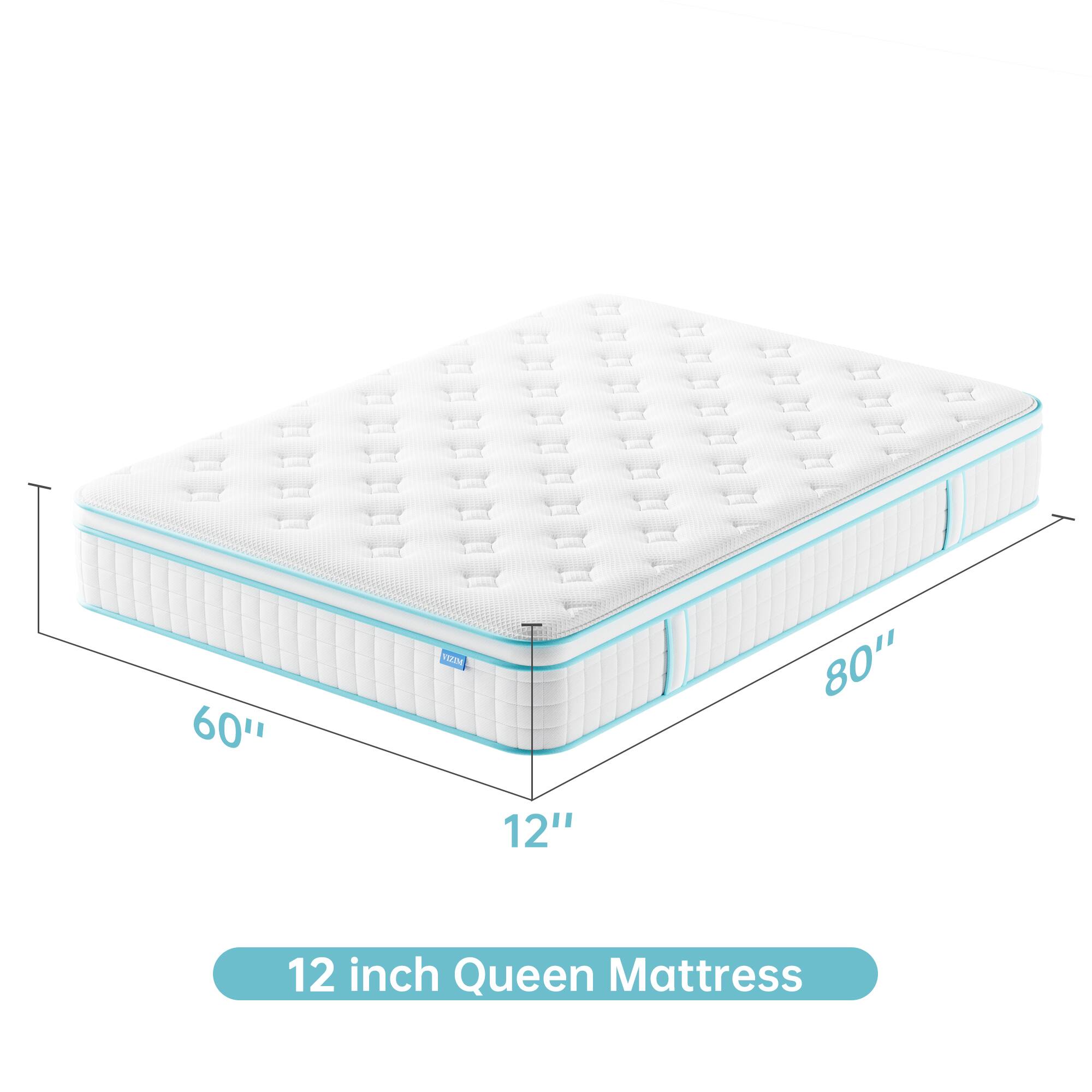 60" x 80" x 12" Queen Mattress