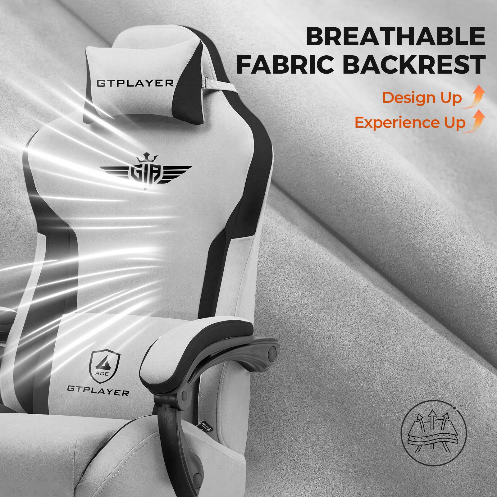 BREATHABLE FABRIC BACKREST

Design Up  
Experience Up

GTPAER

GTPAER

GTPAER

GTPAER