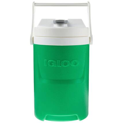 Front. Igloo - IGLOO Laguna 1/2 Gallon Sports Water Jug, Green - Green.