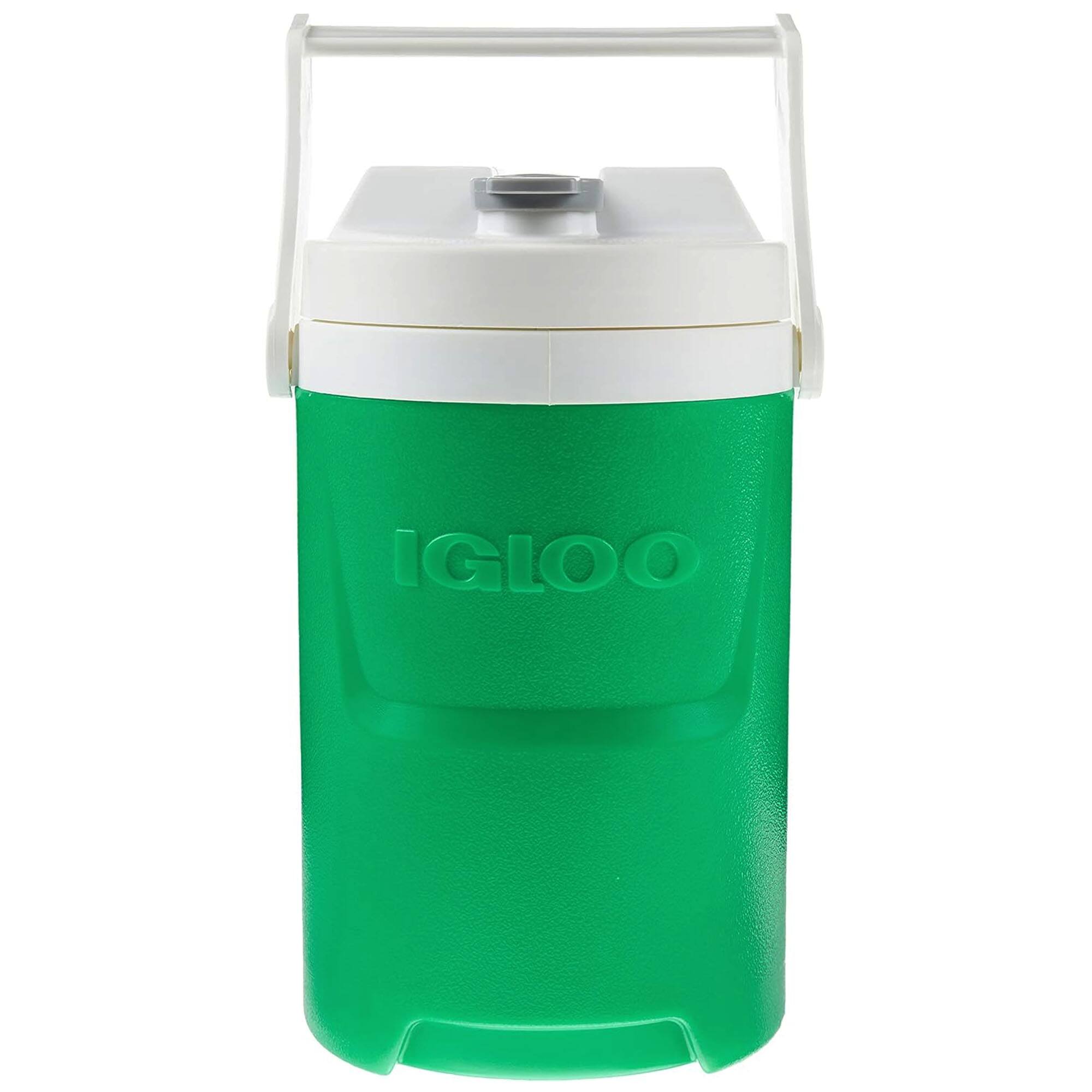 Front. Igloo - IGLOO Laguna 1/2 Gallon Sports Water Jug, Green - Green.