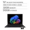 13" 3K OLED TOUCHSCREEN
AMD RYZEN AI MAX+ (2026)
32GB MEMORY
512GB STORAGE