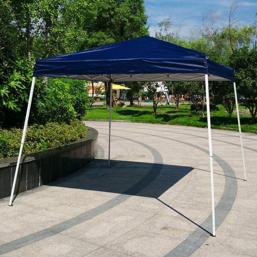 Angle. Winado - 10'x10' Pop UP Canopy TUp Commercial Instant Gazebo Tent, Waterproof & UV Protection Canopy Tent with Slant Legs.