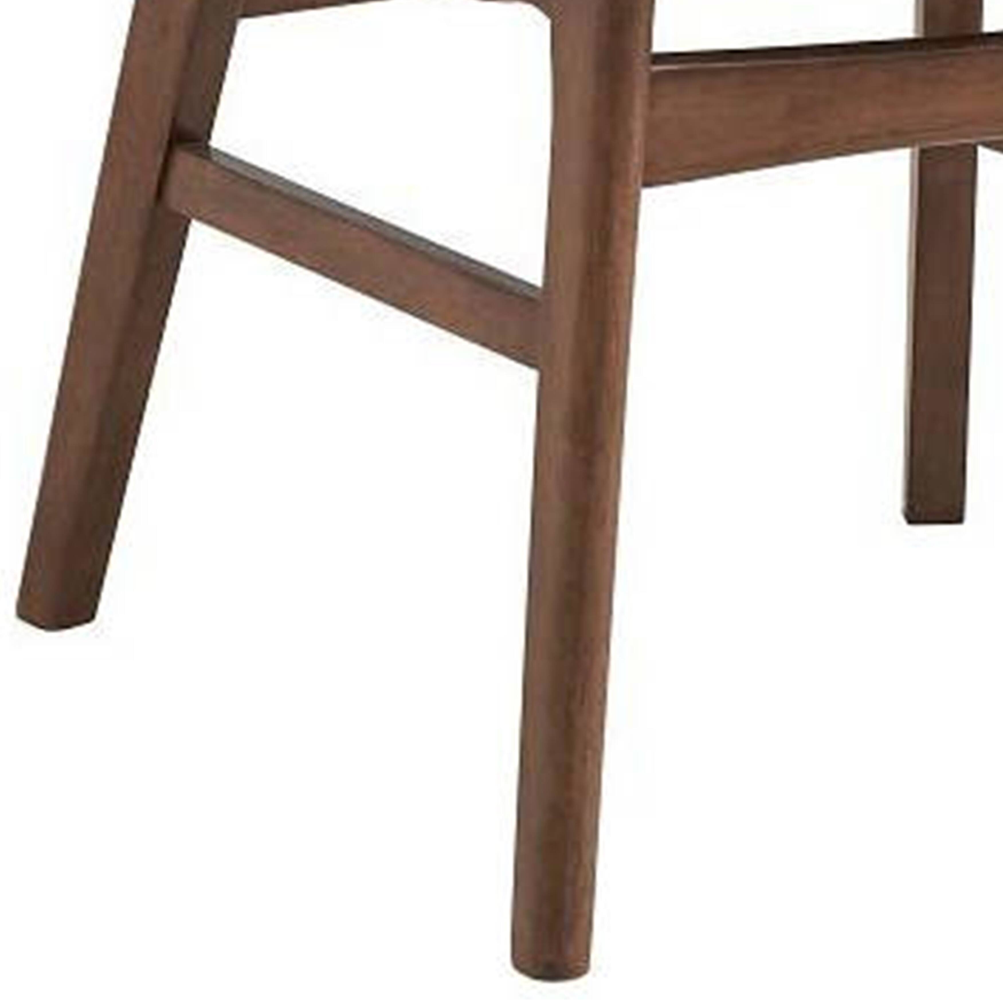 Alt View 3. Manhattan Lane - Evis 23 Inch Side Dining Chair Set of 2, Soft Green Fabric - Green, Brown.