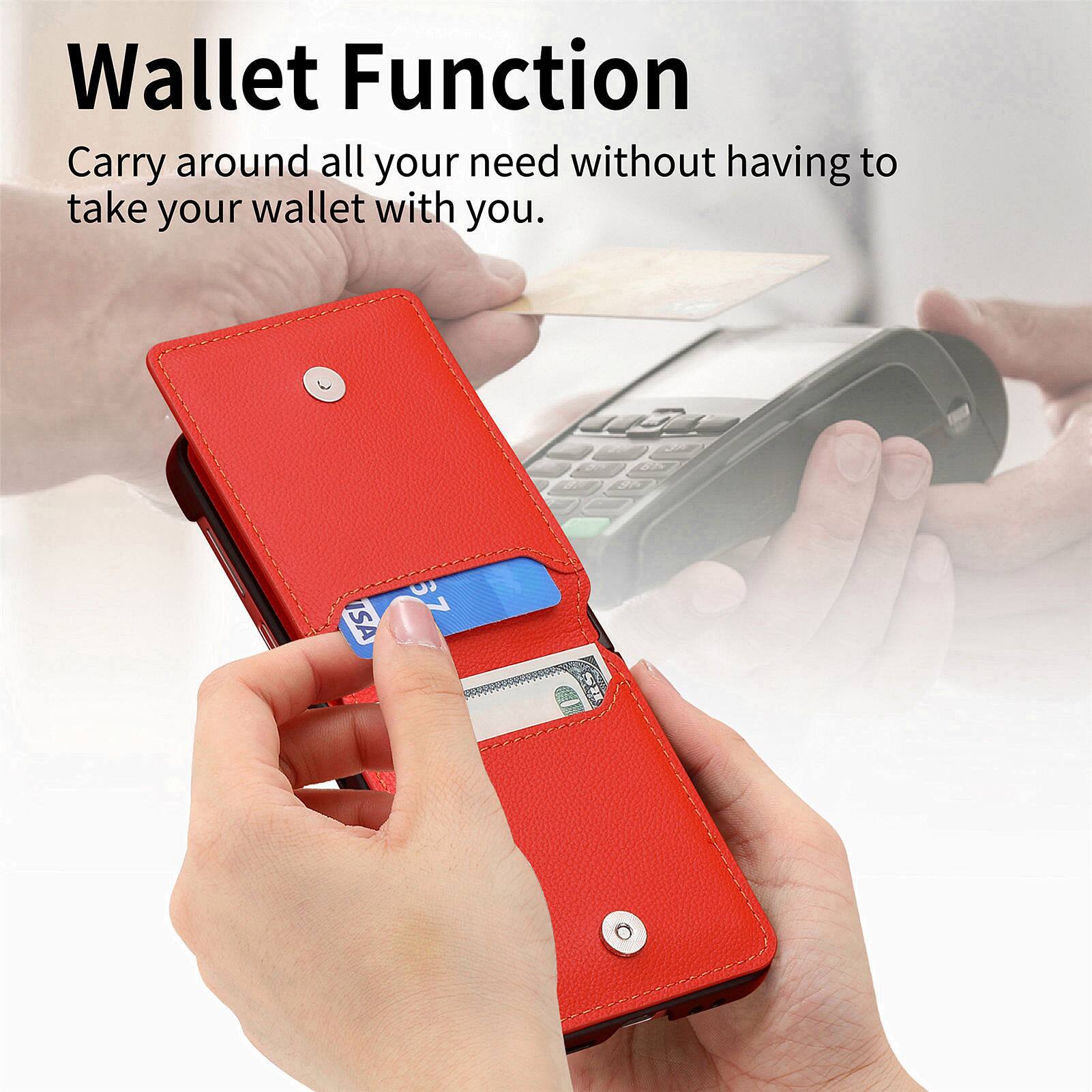 Wallet Function  
Carry around all your need without having to take your wallet with you.