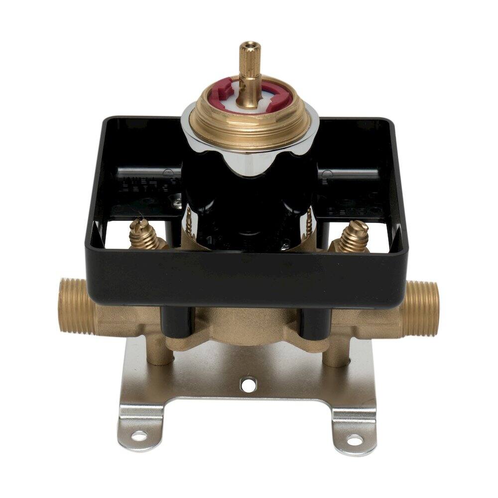 Angle. Alfi - Polished Chrome Modern Square Pressure Balanced Shower Mixer - Silver.