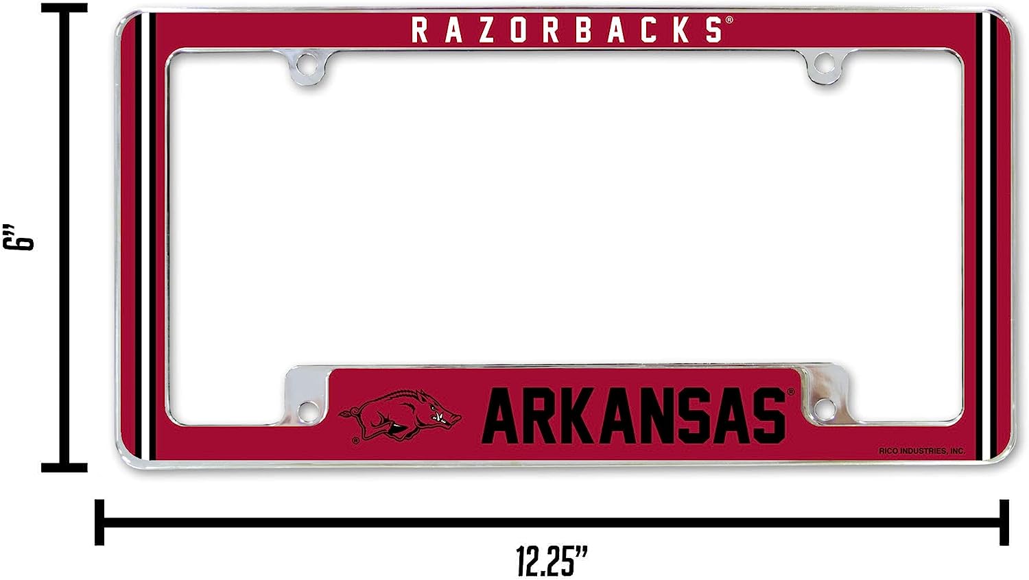 RAZORBACKS  
ARKANSAS  

RICO INDUSTRIES, INC  

12.25"