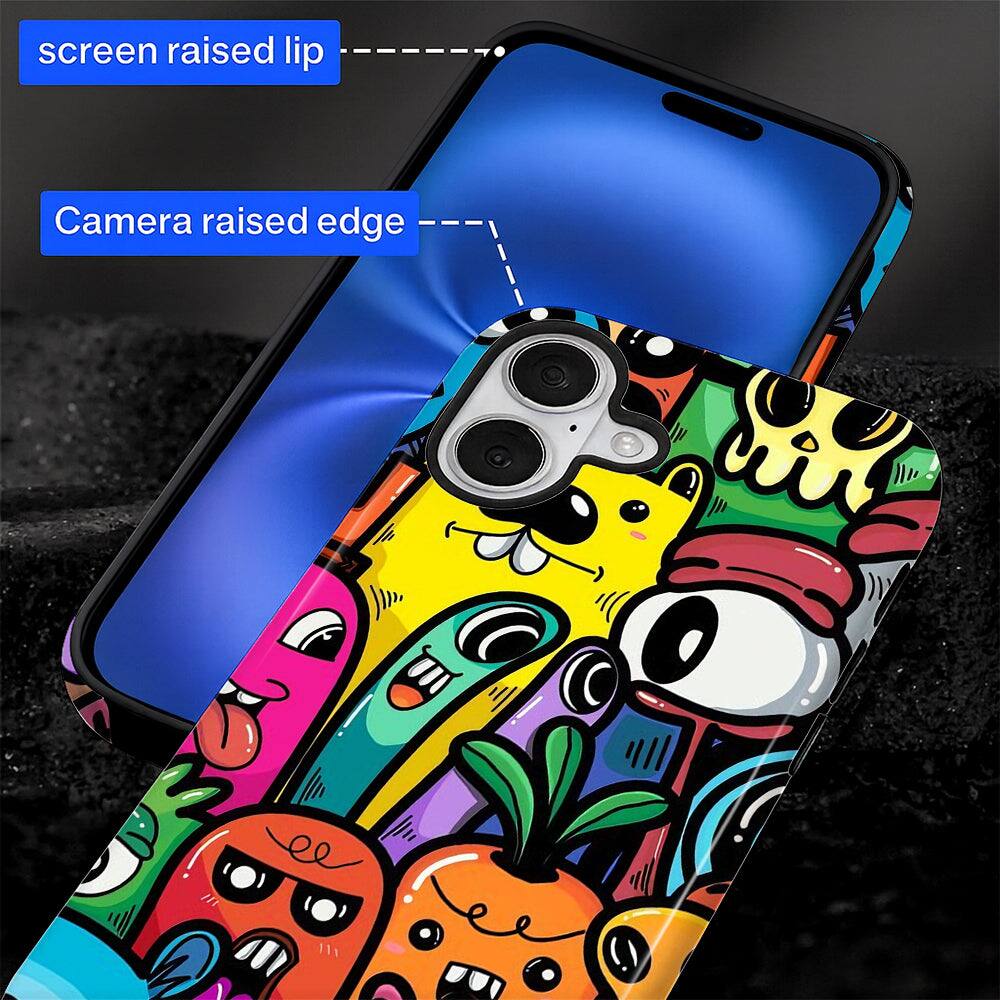 screen raised lip  
Camera raised edge