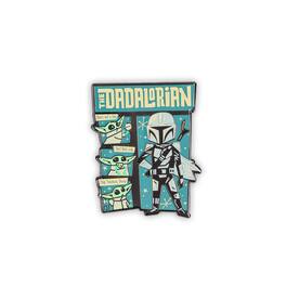 Star Wars - Star Wars: The Mandalorian "The Dadalorian" Father's Day Enamel Pin - Blue
