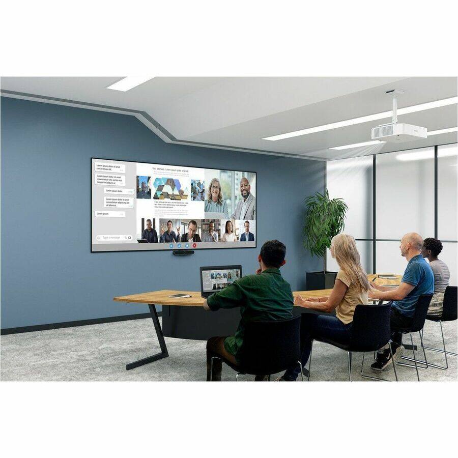 Alt View 4. Epson - Epson PowerLite L790U Standard Throw 3LCD Projector - 21:9 - Ceiling Mountable - White - 1920 x 1200 - Front, Rear - 1.07 Billion Colors (30-bit).