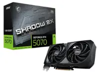 MSI - NVIDIA GeForce  RTX 5070 12G SHADOW 2X OC 12GB GDDR7 PCI Express Gen 5 Graphics Card - Black - Front_Zoom