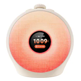 Dazzed Corner - Sunrise Alarm Clock for Heavy Sleepers, Wake Up Light & Sound Machine - Putty