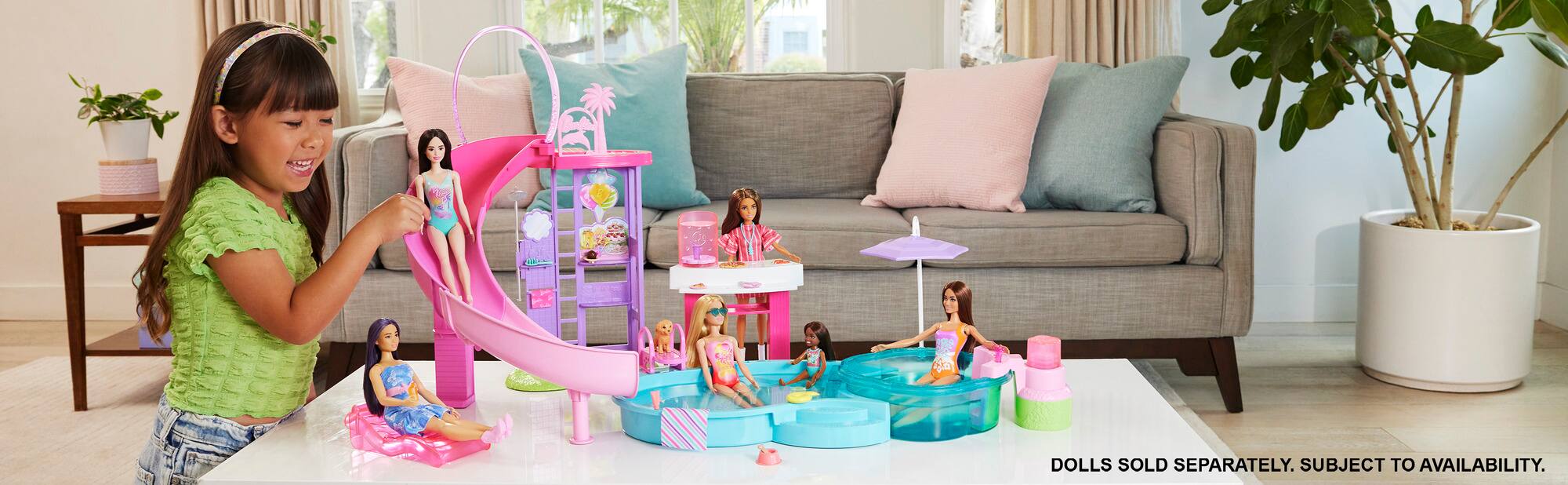 DOLLS SOLD SEPARATELY. SUBJECT TO AVAILABILITY.