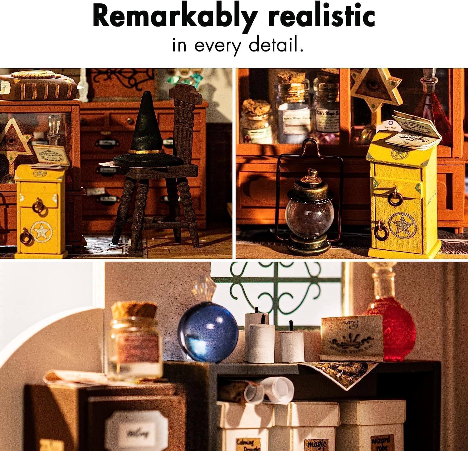 Remarkably realistic in every detail.

HA 2 PY MLEIN Calming Pmed magic wizard robe