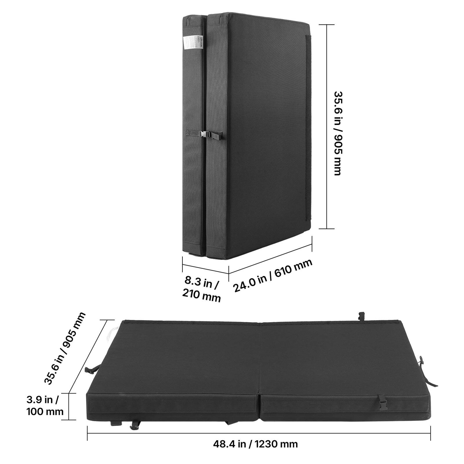 35.6 in / 905 mm  
8.3 in / 210 mm  
3.9 in / 100 mm  
24.0 in / 610 mm  
48.4 in / 1230 mm