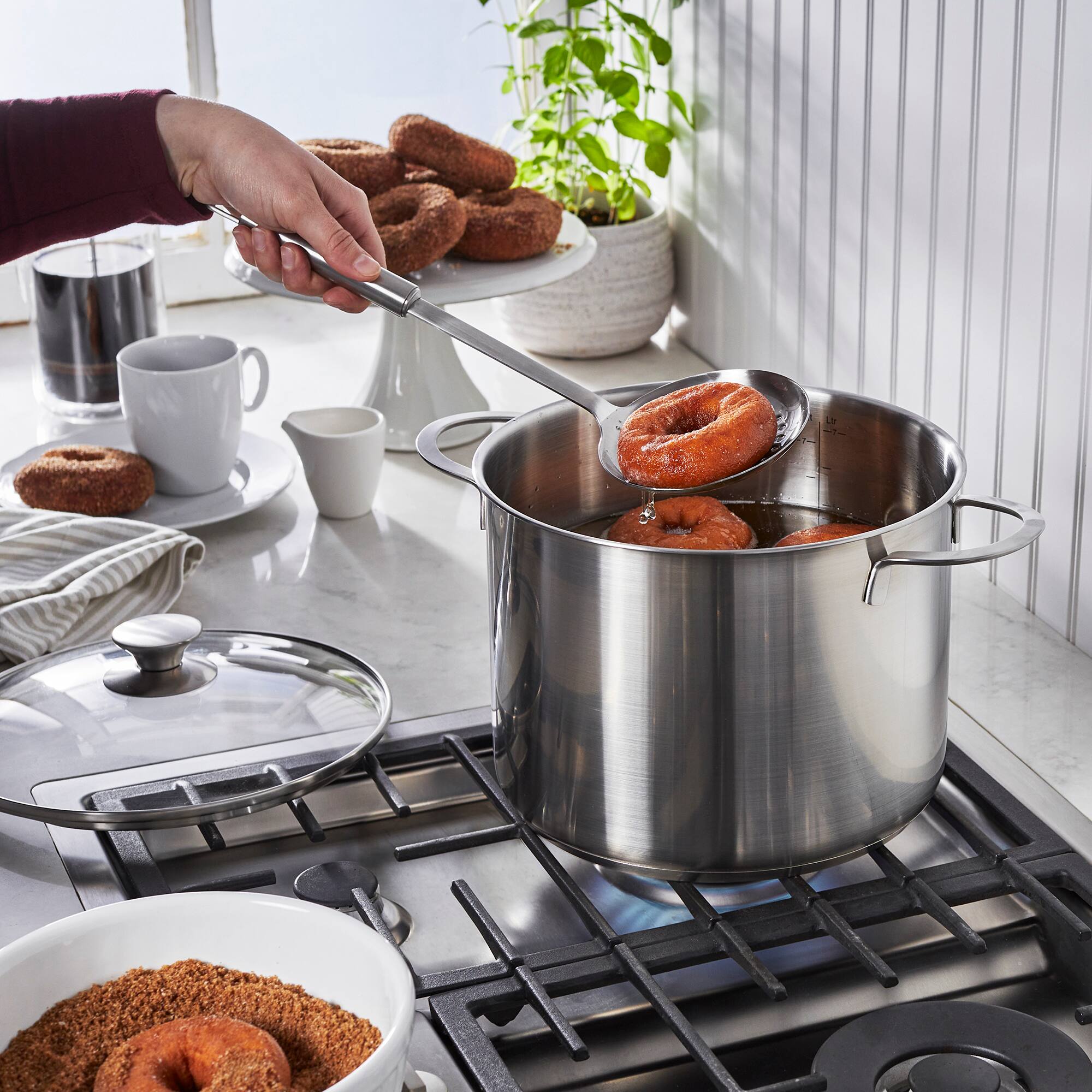 Alt View 4. Demeyere - Demeyere Resto 8.5-qt Stainless Steel 7-In-1 Multi-Pot - Stainless Steel.