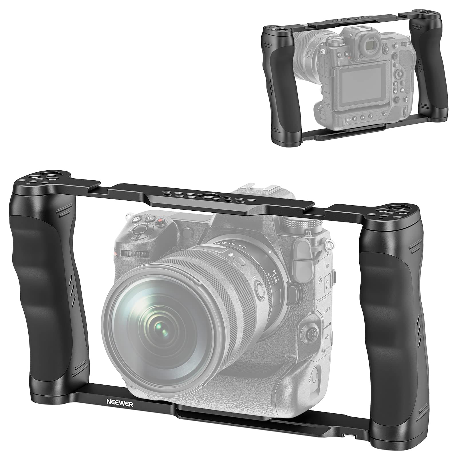Neewer - Universal Camera Cage with Arca Base & Dual Grips, 15mm Rods, CA016 - Black price history on PriceWatchPro