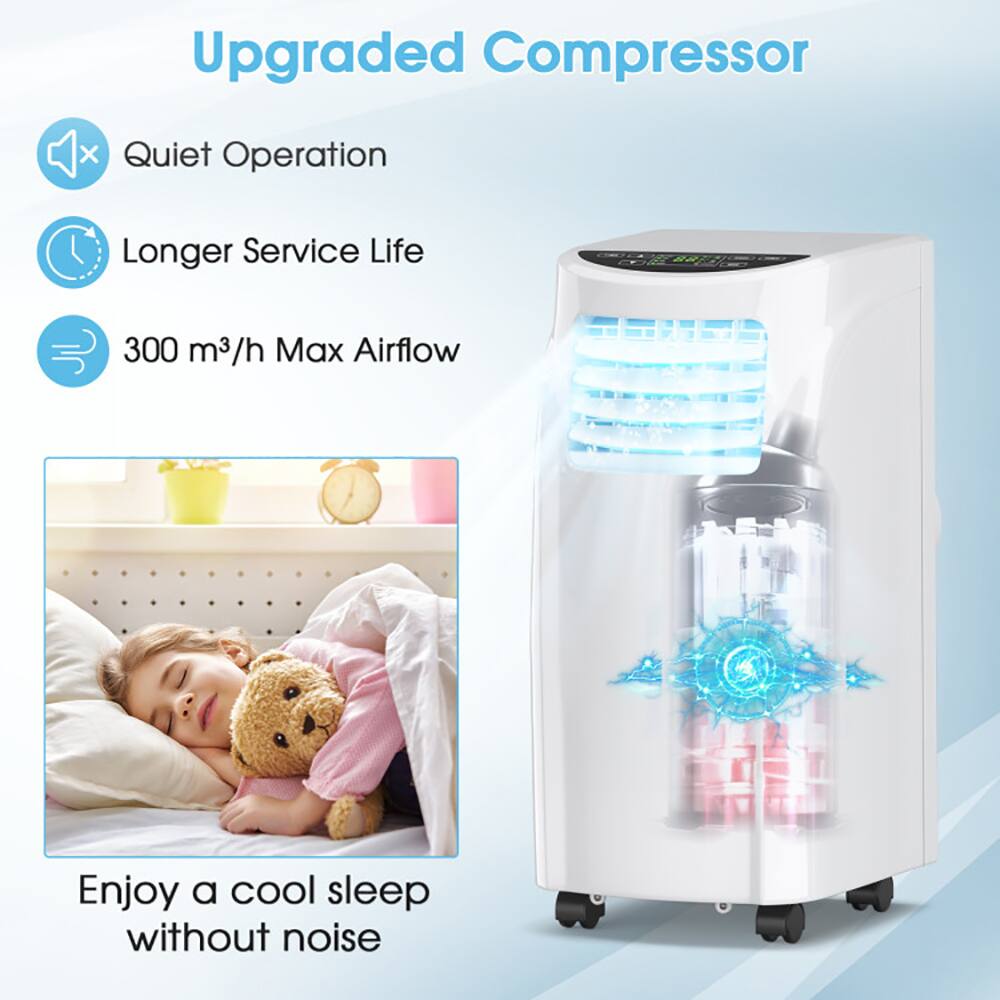 Upgraded Compressor

- Quiet Operation
- Longer Service Life
- 300 m³/h Max Airflow

Enjoy a cool sleep without noise