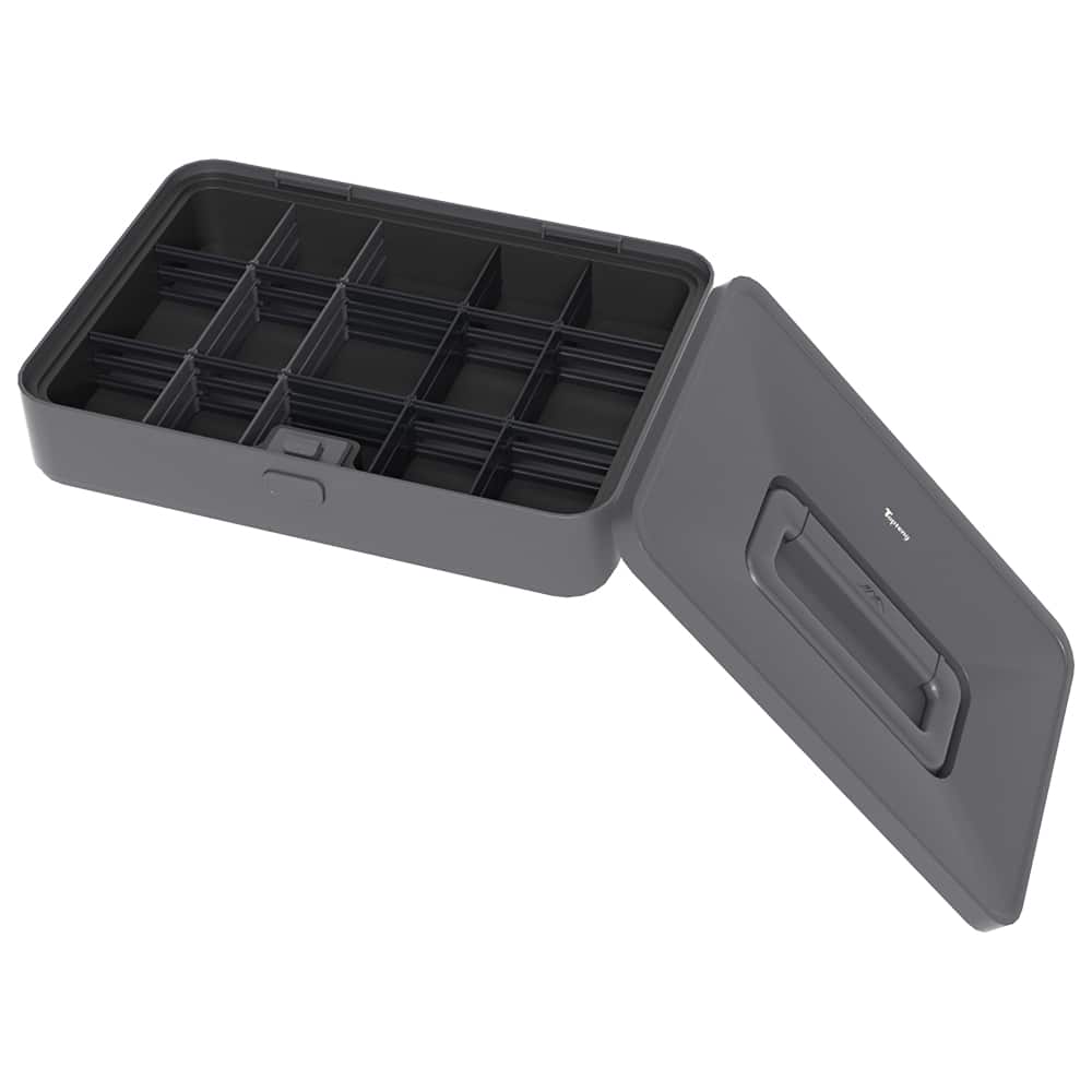 Topteng - Modular Toolbox Organizer Insert - 18 Adjustable Compartments, Lightweight ABS, for X-Series Stackable System​