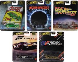 Mattel - Hot Wheels 1:64 Premium Pop Culture 10-Piece L Assortment - COLLECTIBLES - Multicolor
