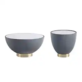 Manhattan Comfort - Anderson Modern 2-Piece Coffee Table & End Table Set - Gray