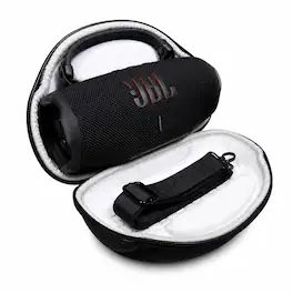 JBL - Charge 6 Portable Waterproof Bluetooth Speaker with Carrying Case - Black