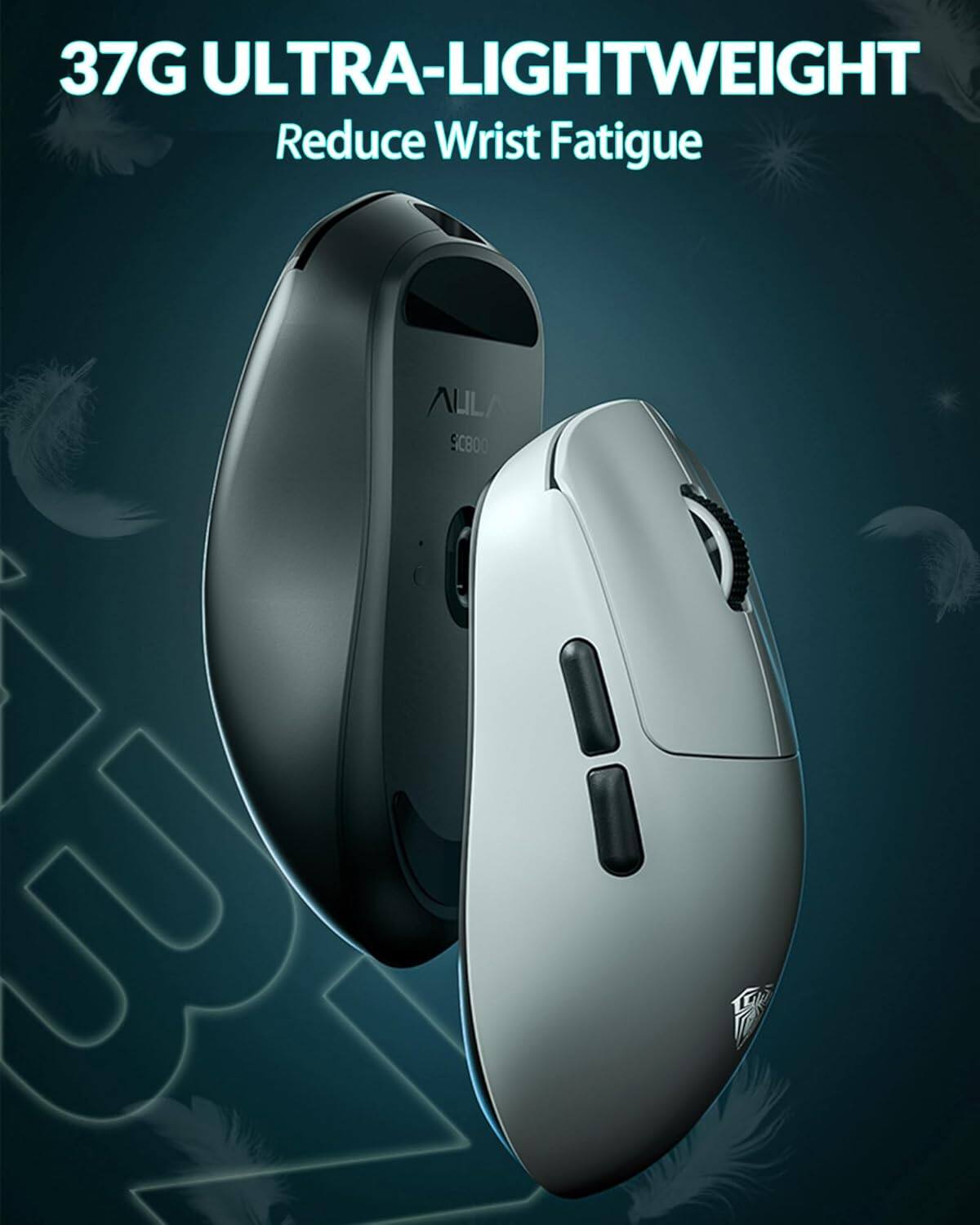 37G ULTRA-LIGHTWEIGHT  
Reduce Wrist Fatigue