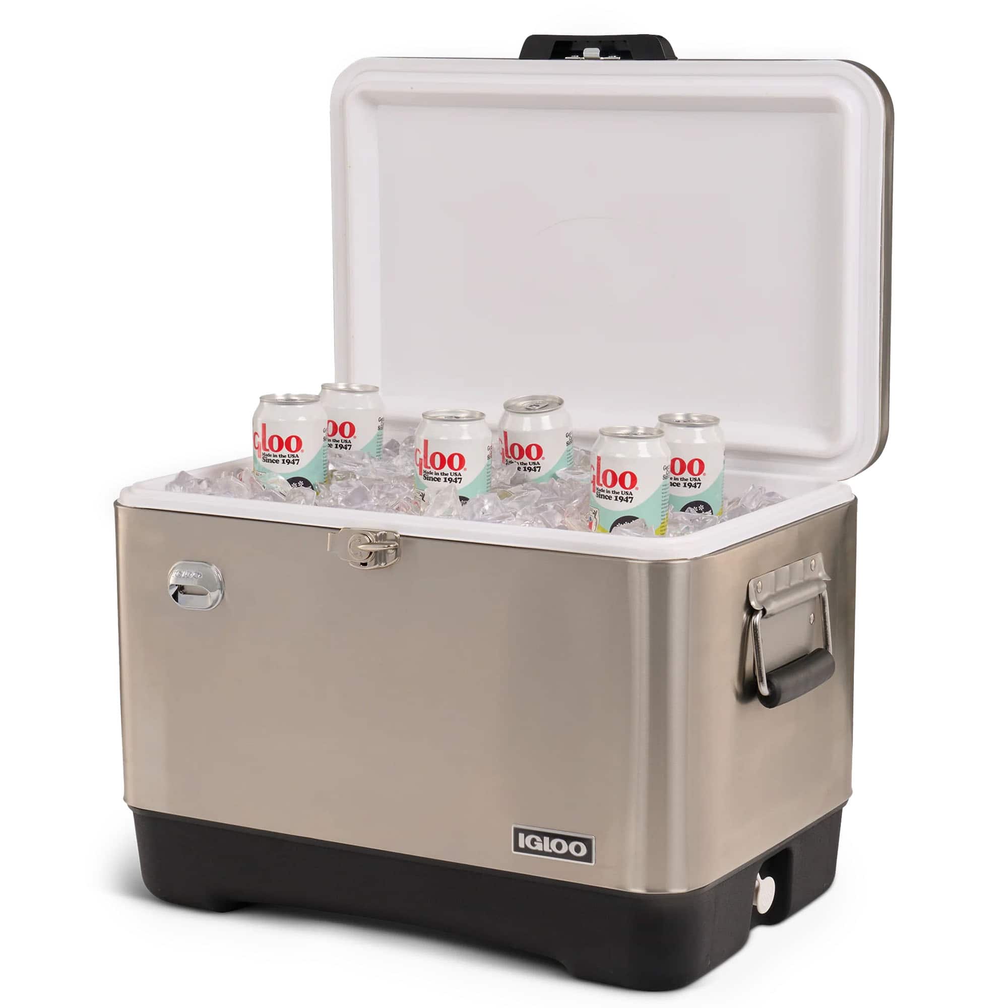 Igloo Legacy 54 Qt Cooler Stainless Steel IGL-LGCY-54QT-CLR - Best Buy