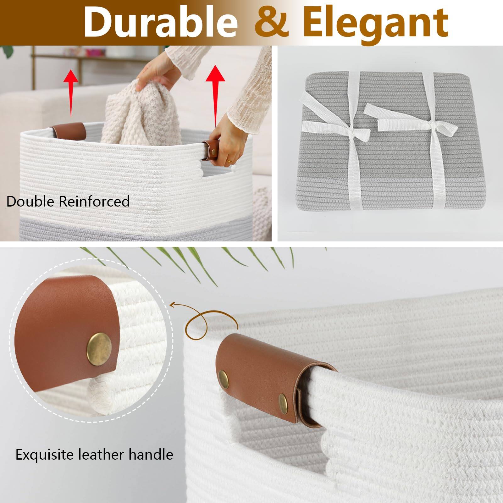 Durable & Elegant

Double Reinforced

Exquisite leather handle