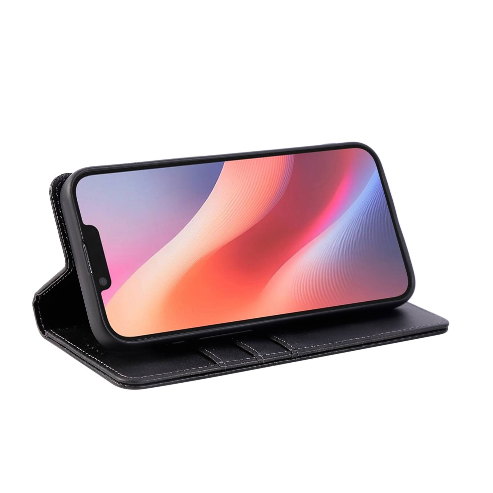 Alt View 1. Dteck - Case for Apple iPhone 17e / 16e,Wallet Case with Card Holder for Women Men,Shockproof PU Leather Flip Kickstand Cover - Black.