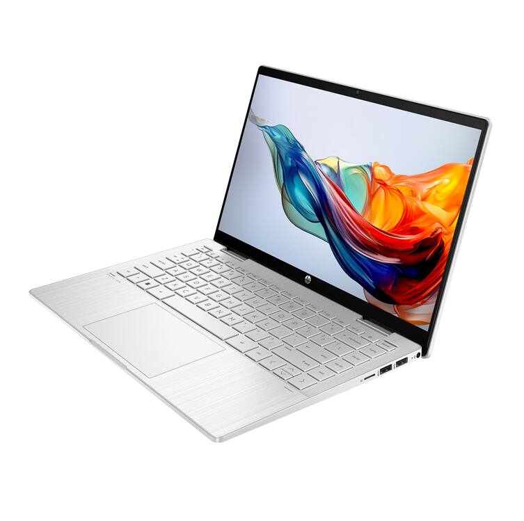 Alt View 1. HP - Pavilion x360 14T-EK200 14 Laptop Core 3-100U 8GB Ram 128GB SSD Windows 11 Home - Silver.