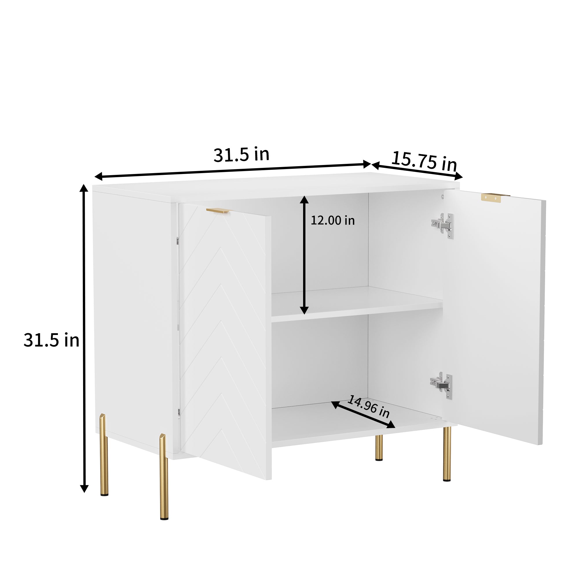 31.5 in  
15.75 in  
12.00 in  
14.96 in