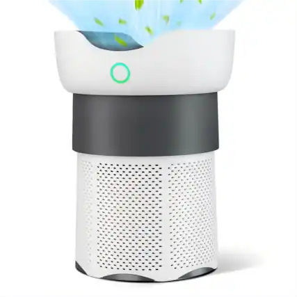 Front. SKONYON - Air Purifier for Home and Office up to 1300 Sq Ft - White.