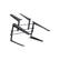 Front. Headliner - Covina Controller Stand for DJ Controller and Laptop, Dual-Tier Adjustable Stand with Non-Slip Rubber Padding - Black.