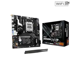 ASRock - B850M-X WiFi R2.0 AM5 AMD B850 SATA 6Gb/s USB 3.2 Dual Graphics Outputs RGB Micro ATX Motherboards-AMD