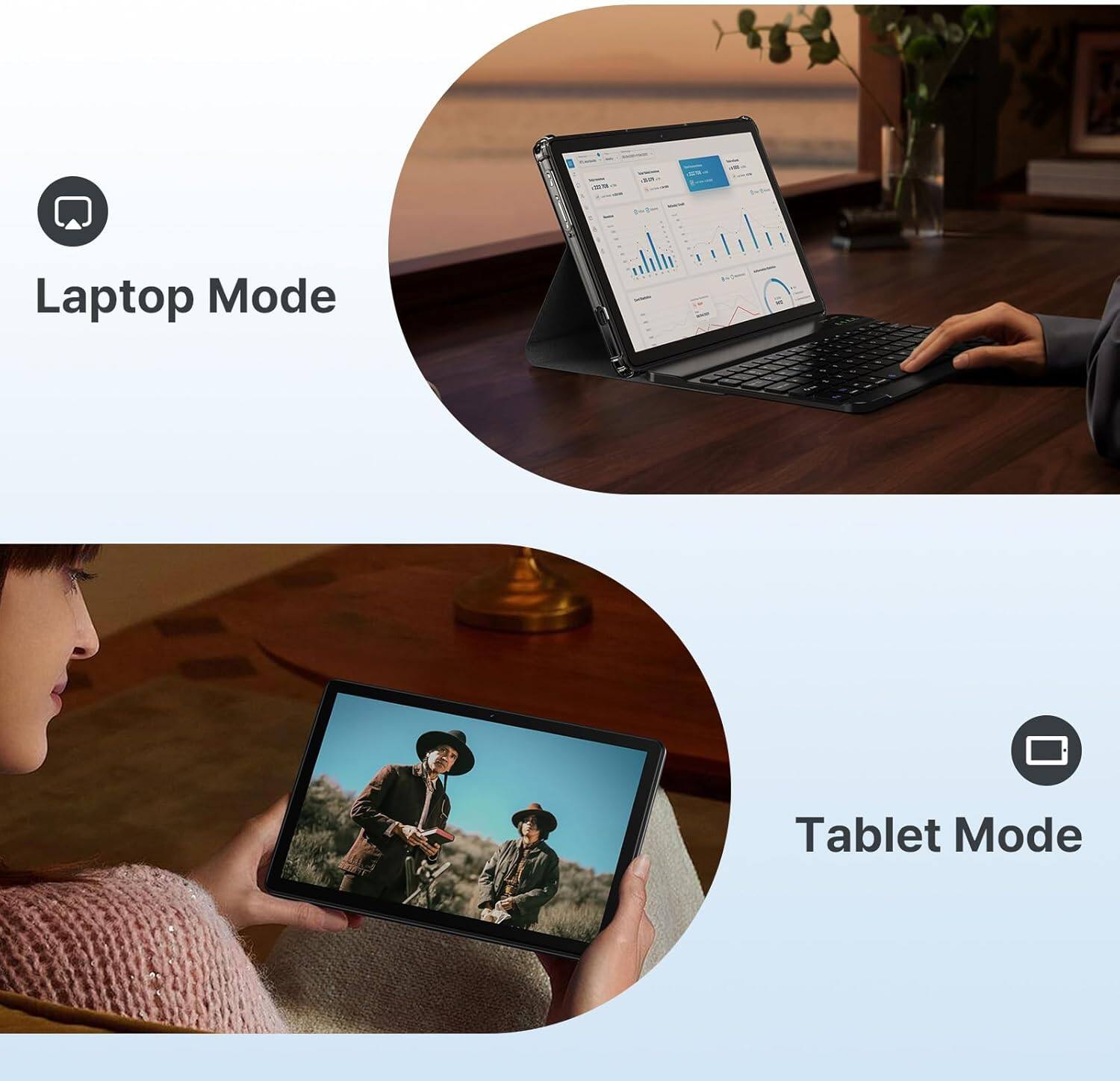 Laptop Mode

Tablet Mode