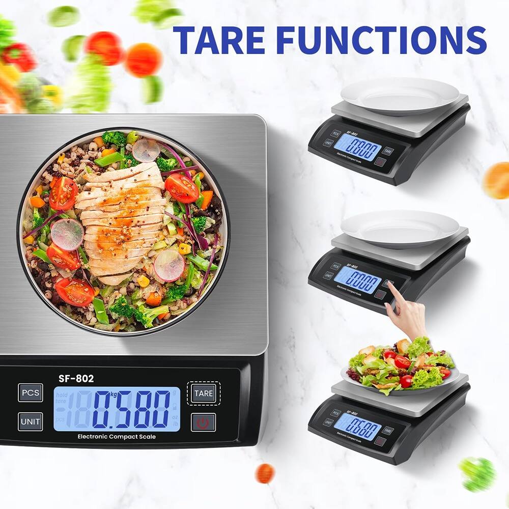 TARE FUNCTIONS

SF-802

PCS hold kg g TARE tore DCa 8588 oz la Electronic Compact Scale

0.0000

0.0000

0.580

0.600