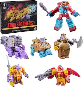 Hasbro - Transformers - Age of the Primes - Decepticon Monstructor Combiner Action Figure Set - COLLECTIBLES - Multicolor