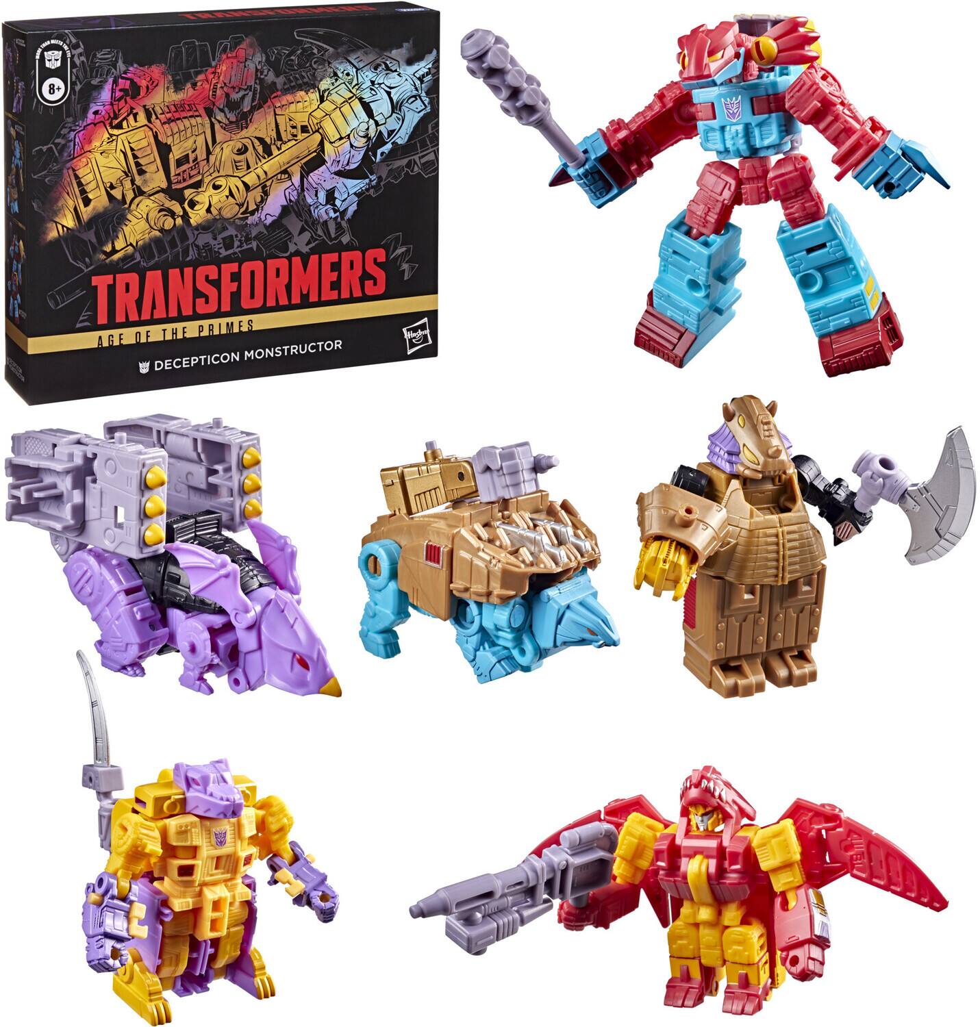 Transformers - Age of the Primes - Decepticon Monstructor Combiner Action Figure Set - COLLECTIBLES