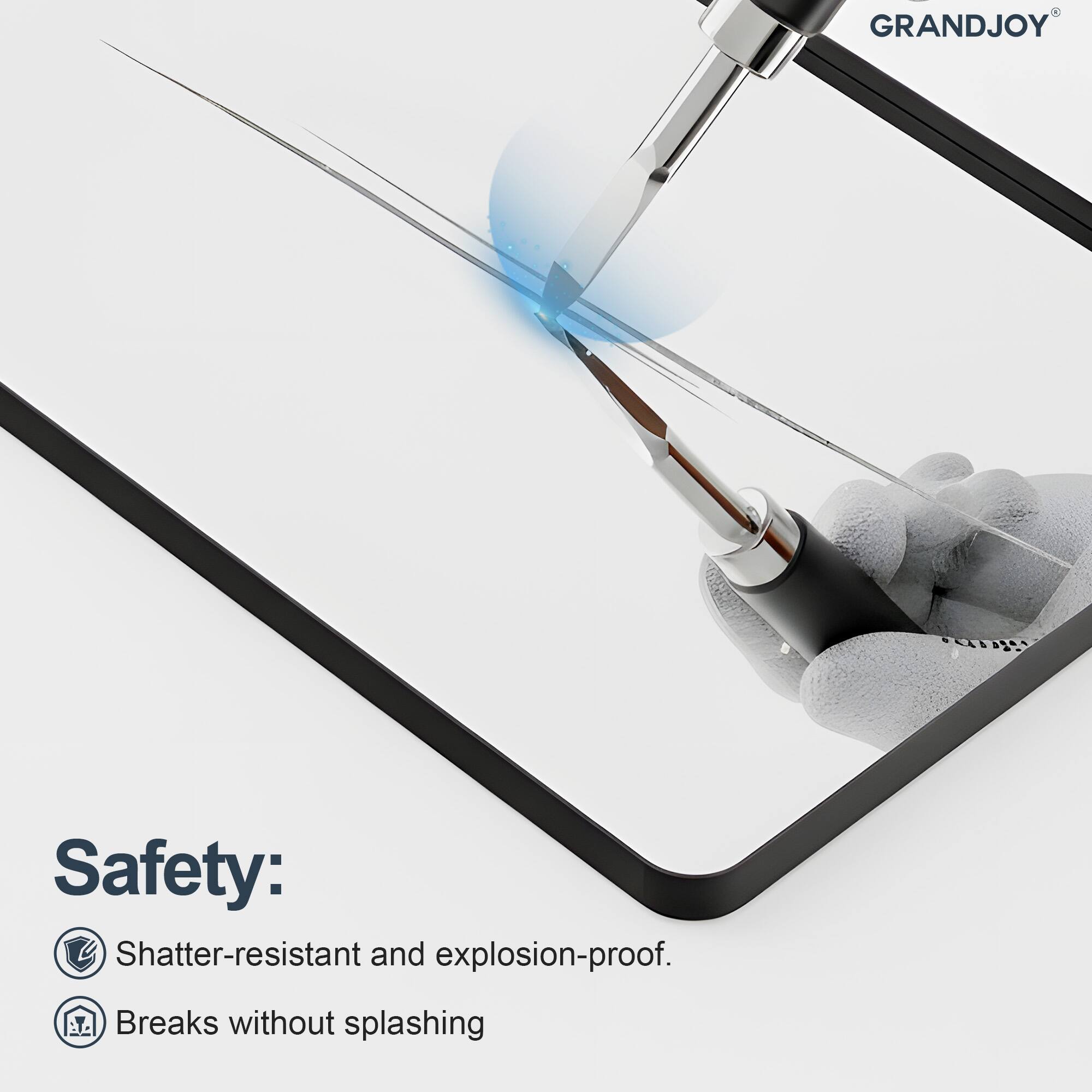 Safety:  
- Shatter-resistant and explosion-proof.  
- Breaks without splashing.