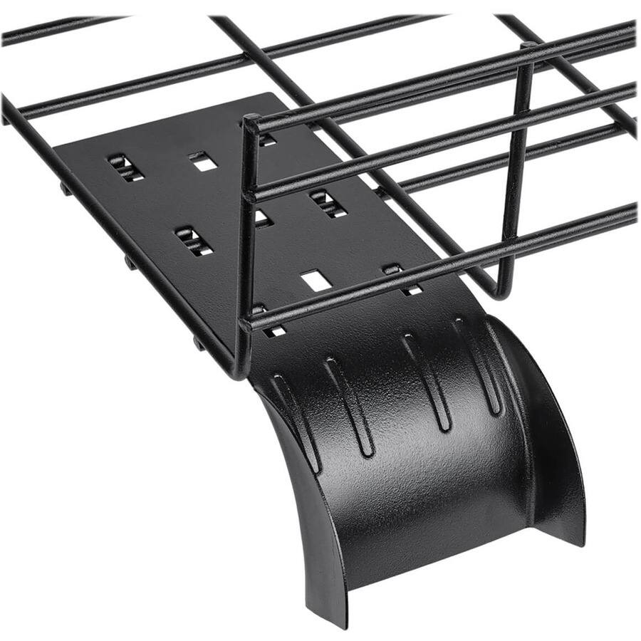 Alt View 3. Tripp Lite - Eaton Tripp Lite Series Cable Exit Clip/Dropout Waterfall for Wire Mesh Cable Trays, 90 mm Wide - Cable Exit - Black.