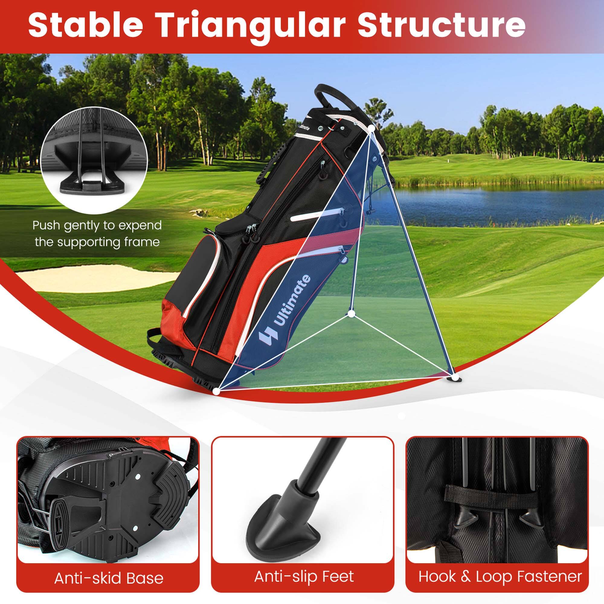 Stable Triangular Structure

Push gently to expand the supporting frame

Anti-skid Base

Anti-slip Feet

Hook & Loop Fastener