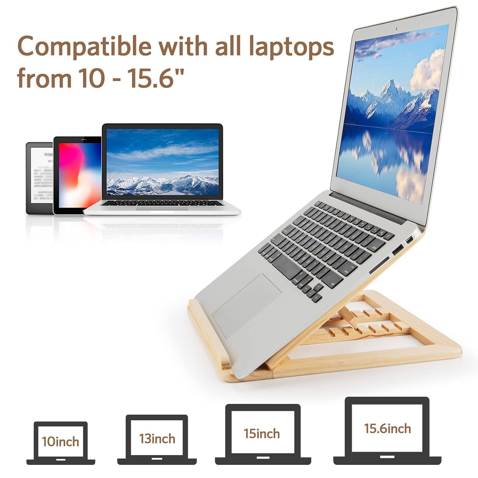 Compatible with all laptops from 10 - 15.6"  
10inch 13inch 15inch 15.6inch