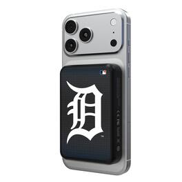Keyscaper - Detroit Tigers Wireless Magnetic Power Bank - Black
