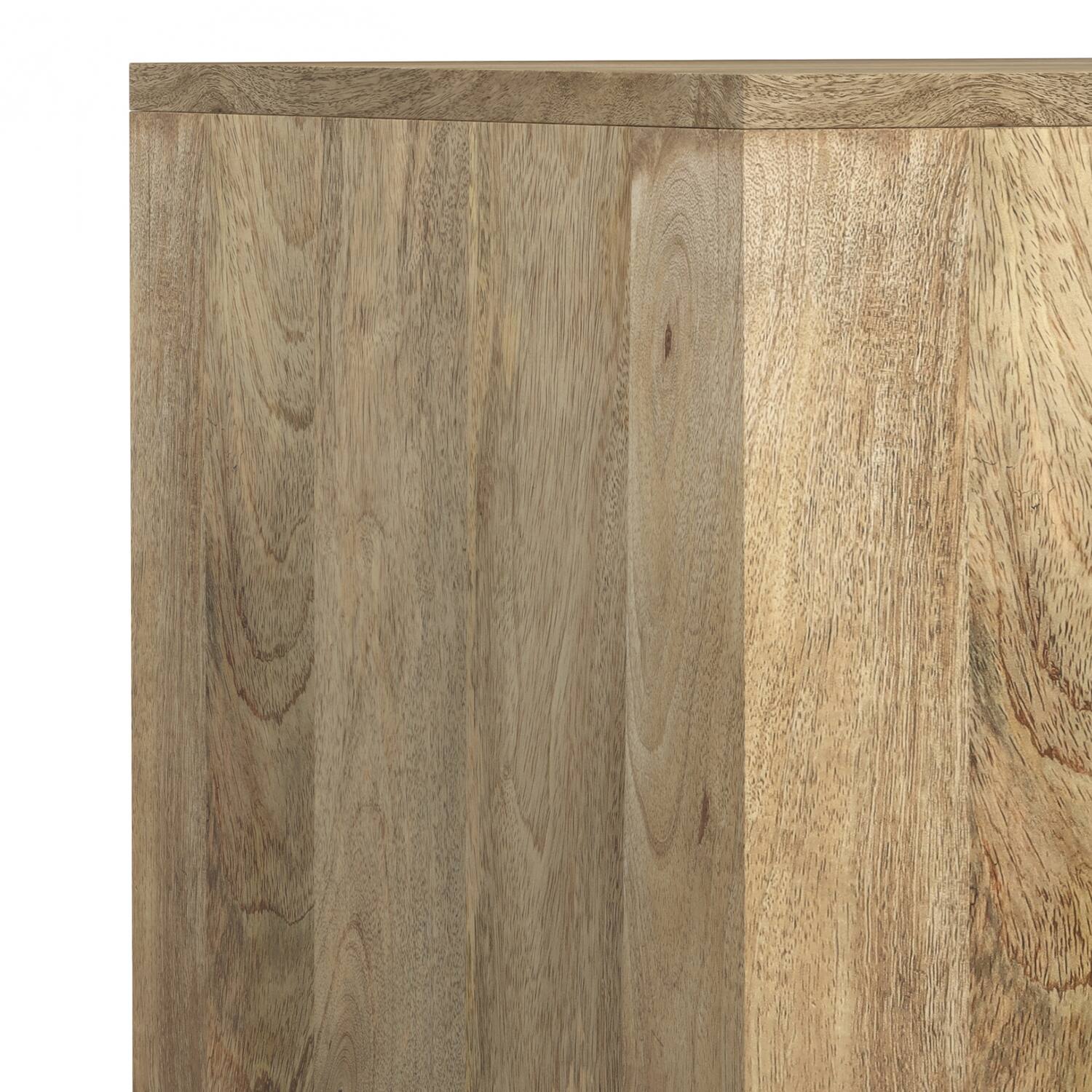 Alt View 3. Simpli Home - Lockhart 20 inch Wide Solid Mango Wood Side Table in Natural - Natural.